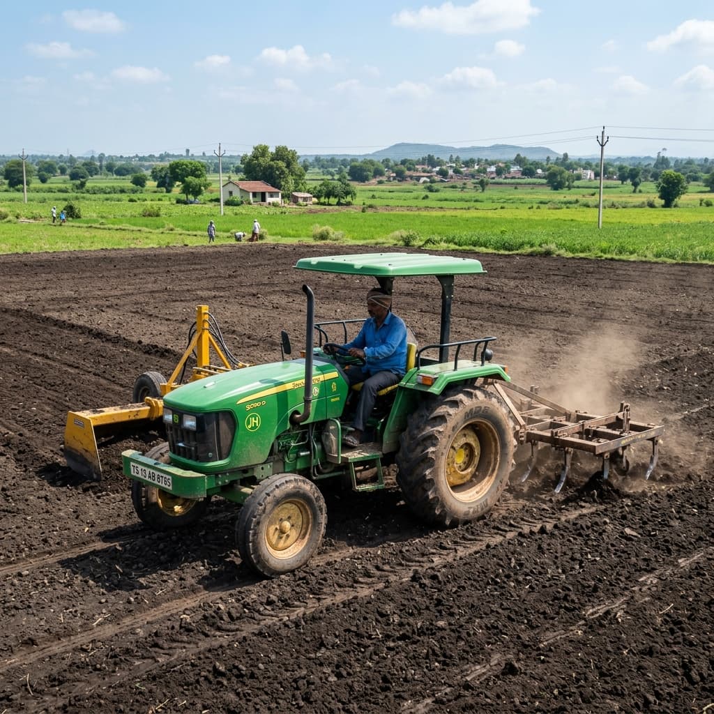 50 HP Laser Land Leveller & Cultivator